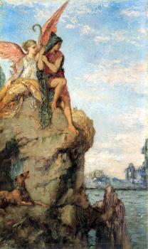 古斯塔夫 莫羅 Hesiod and the Muse 古斯塔夫 莫羅 Hesiod and the Muse